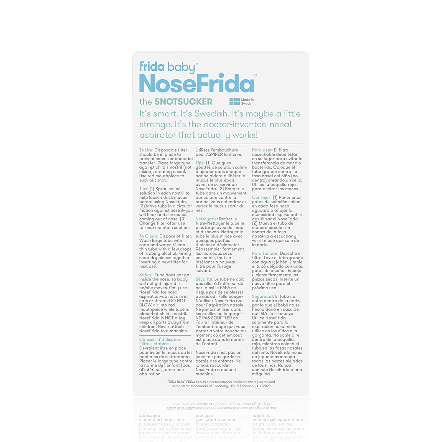 Baby Nasal Aspirator NoseFrida the Snotsucker with 24 Extra Hygiene Filters by Frida Baby - Image 4